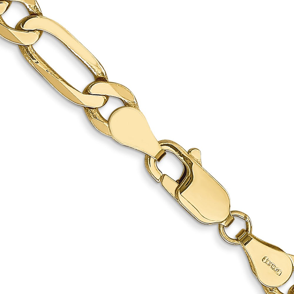 10K 5.25mm Flat Figaro Chain - Product Photo