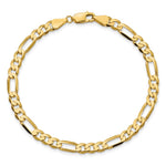 10K 5.25mm Flat Figaro Chain - Product Photo