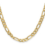 10K 6.25mm Flat Figaro Chain - Product Photo