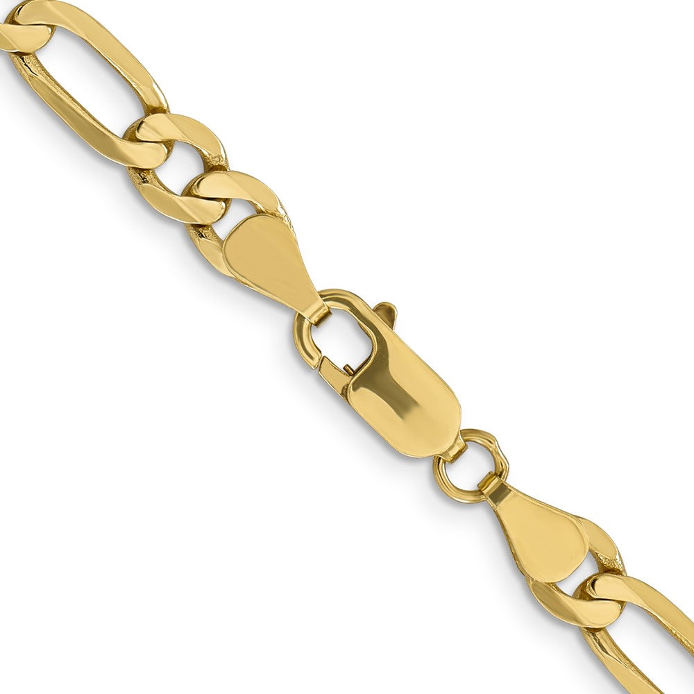 10K 6.25mm Flat Figaro Chain - Product Photo