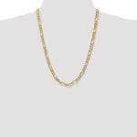 10K 6.25mm Flat Figaro Chain - Product Photo