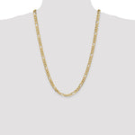 10K 6.25mm Flat Figaro Chain - Product Photo