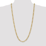 10K 6.25mm Flat Figaro Chain - Product Photo