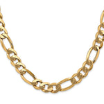 10K 8.75mm Flat Figaro Chain - Product Photo