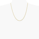 10K Yellow Gold 1.5mm Solid Rope Chain Necklace 16"-30" - Product Photo