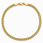 10K Yellow Gold 3.0mm Wide Double Strand Rope Bracelet - Product Photo