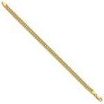 10K Yellow Gold 4.5mm Wide Triple Strand Rope Bracelet - Product Photo