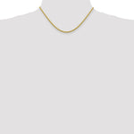 10K Yellow Gold 2.75mm Diamond-cut Rope Chain Necklace 16"-24" - Product Photo