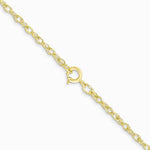 10K Yellow Gold 1.35mm Carded Cable Rope Chain Necklace 16"-24" - Product Photo