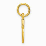 10K / 14K Yellow Gold Small Cross Charm - Product Photo