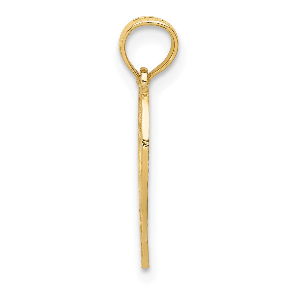 10K / 14K Yellow Gold 60 Heart Pendant - Product Photo