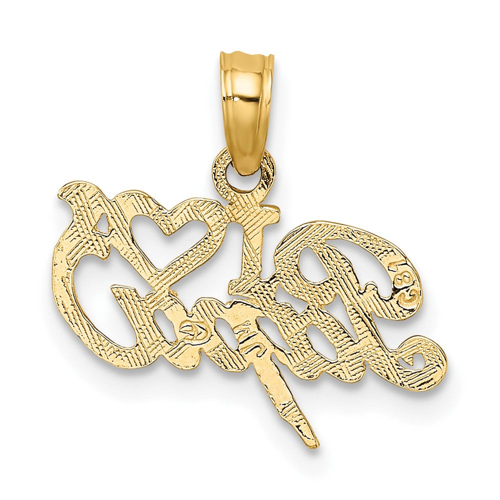 10k I Heart PAPA Charm - Product Photo