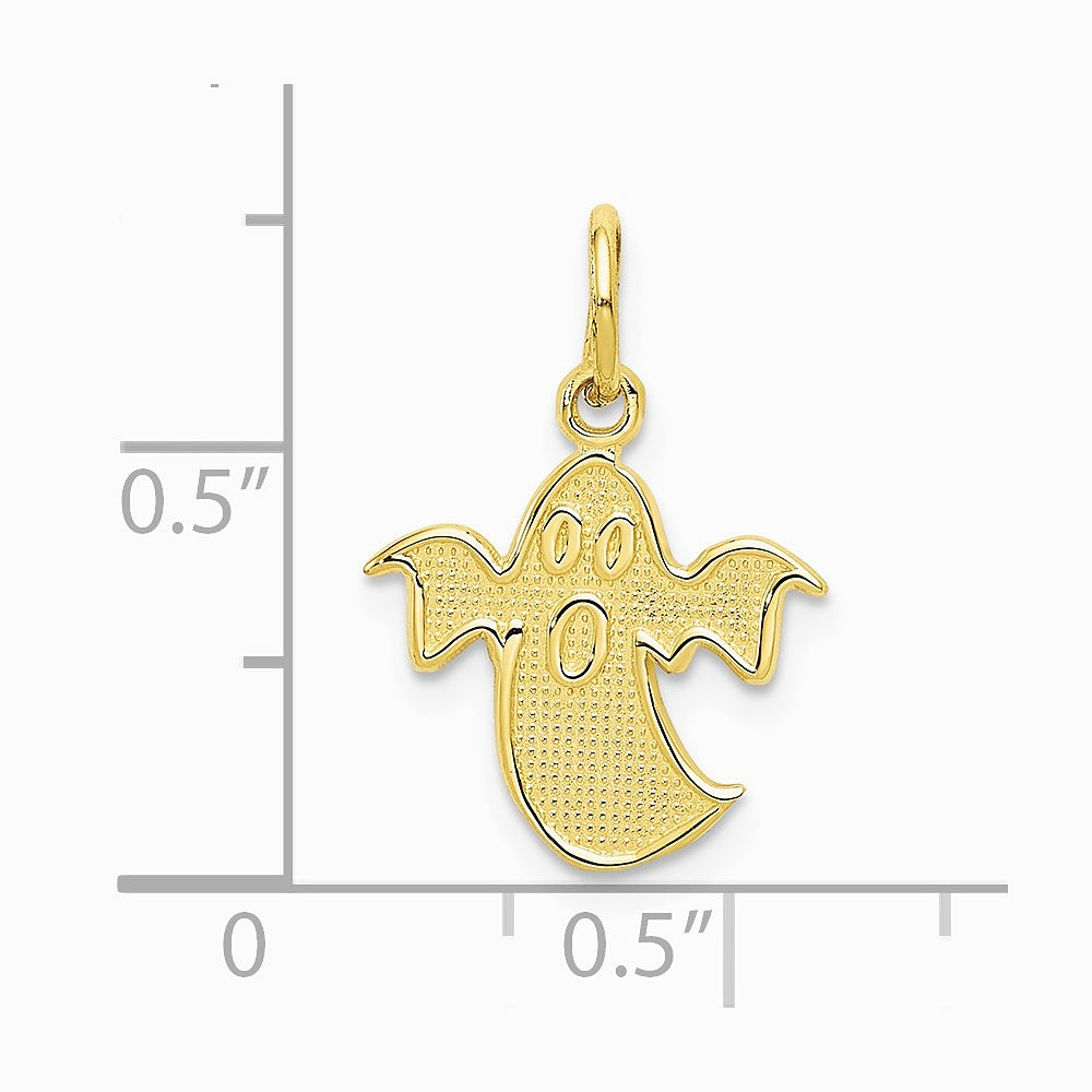 10K / 14K Yellow Gold Ghost Charm - Product Photo