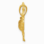10K / 14K Yellow Gold Rooster Pendant - Product Photo