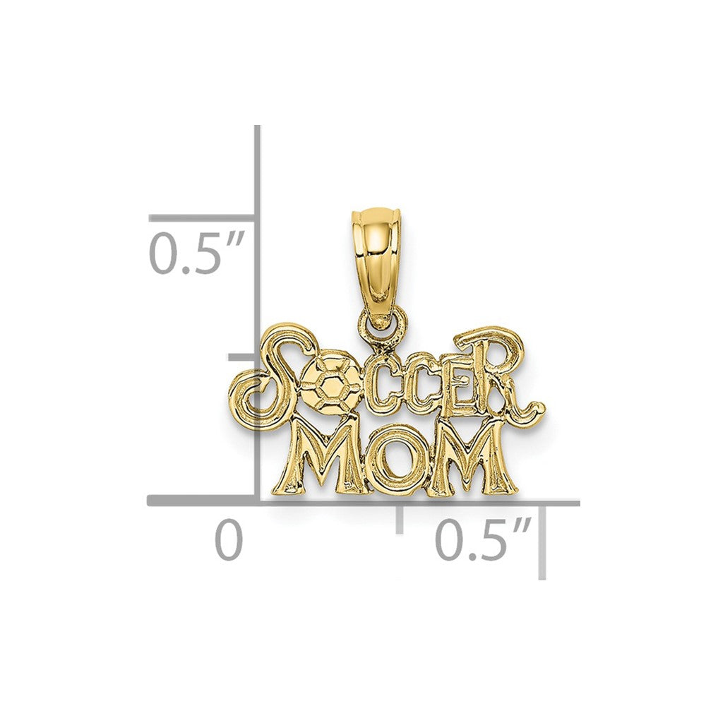 10K SOCCER MOM Charm - Product Photo