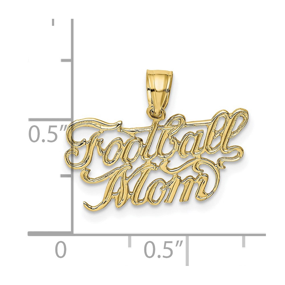 10K FOOTBALL MOM Charm - Product Photo