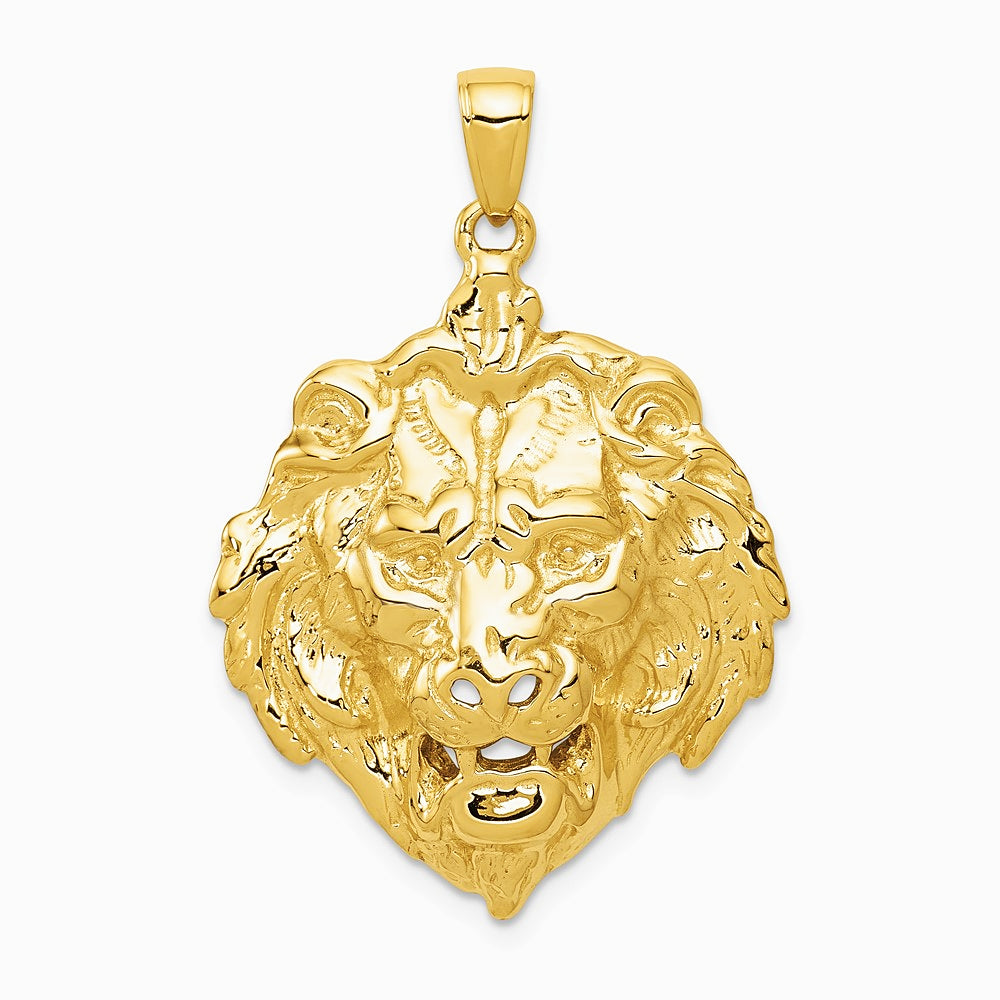 10K / 14K Yellow Gold Lion Charm