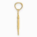 10K / 14K Yellow Gold Registered Nurse Pendant - Product Photo