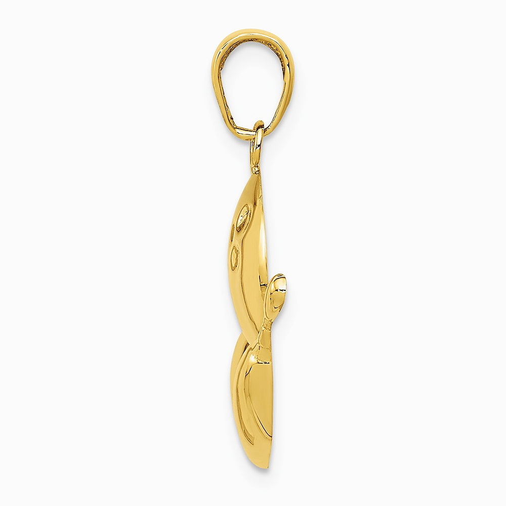 10K / 14K Yellow Gold Bowling Theme Charm - Product Photo