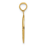 10K / 14K Yellow Gold Saint Christopher Medal Pendant - Product Photo