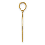 10K / 14K Yellow Gold Saint Christopher Medal Pendant - Product Photo