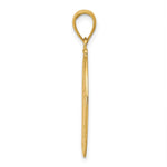 10K / 14K Yellow Gold Saint Anthony Oval Medal Pendant - Product Photo