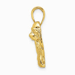 10K / 14K Yellow Gold 2-D Cocker Spaniel Dog Charm - Product Photo