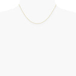 10K Yellow Gold .42mm Carded Curb Chain Necklace 16"-24" - Product Photo