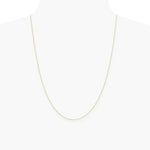 10K Yellow Gold .42mm Carded Curb Chain Necklace 16"-24" - Product Photo
