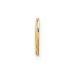 10K / 14K Yellow Gold Polished Mini Floating Heart Slide - Product Photo