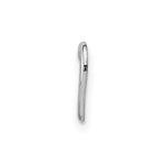 10K / 14K White Gold Polished Mini Floating Heart Slide - Product Photo