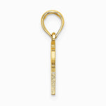 10K / 14K Yellow Gold Hands Forming a Heart Charm - Product Photo