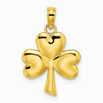 10K / 14K Yellow Gold 3-Leaf Clover Charm - Product Photo