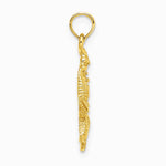 10K / 14K Yellow Gold Starfish and Seahorse Charm - Product Photo