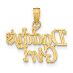 10K DADDYS GIRL Charm - Product Photo