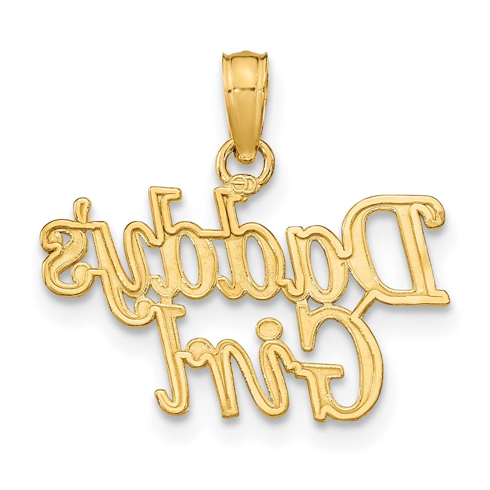10K DADDYS GIRL Charm - Product Photo
