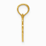10K / 14K Yellow Gold Cessna Plane Pendant - Product Photo