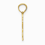 10K / 14K Yellow Gold CANCER Zodiac Charm - Product Photo
