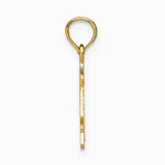 10K / 14K Yellow Gold LIBRA Zodiac Charm - Product Photo