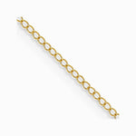 10K Yellow Gold .5mm Carded Curb Chain Necklace 16"-24" - Product Photo