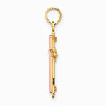 10K / 14K Two-tone Cross Charm - Product Photo