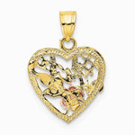 10K / 14K Two-tone with White Rodium 