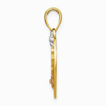 10K / 14K Two-tone with White Rhodium 