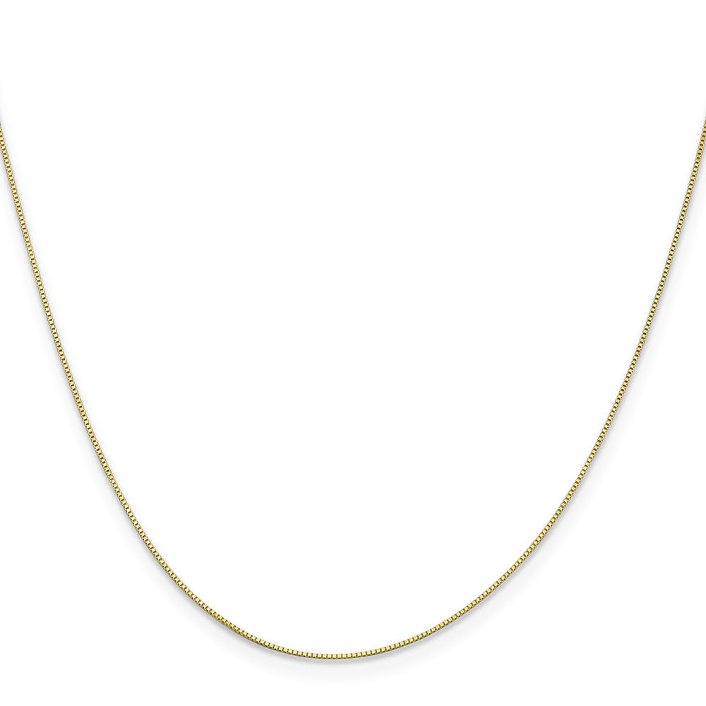 10k .5mm Box Chain - Product Photo