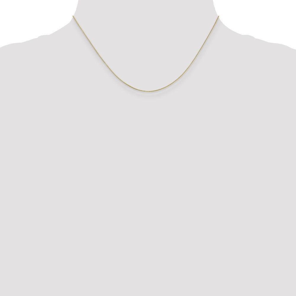 10k .5mm Box Chain - Product Photo