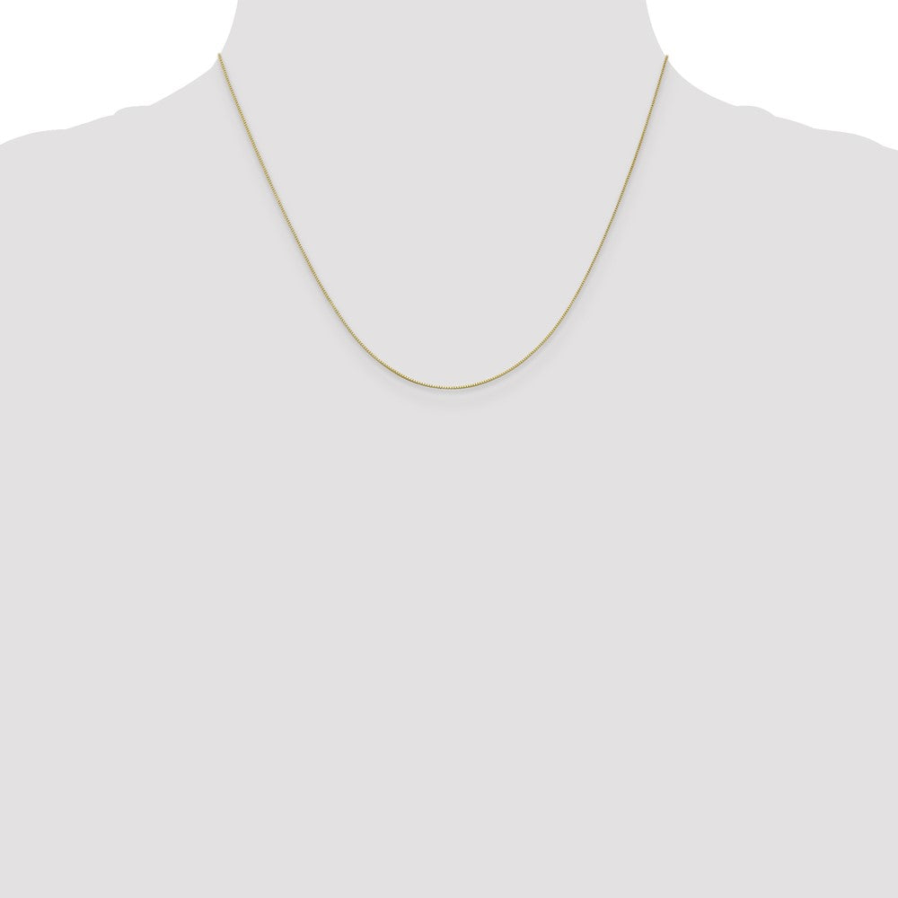 10k .5mm Box Chain - Product Photo