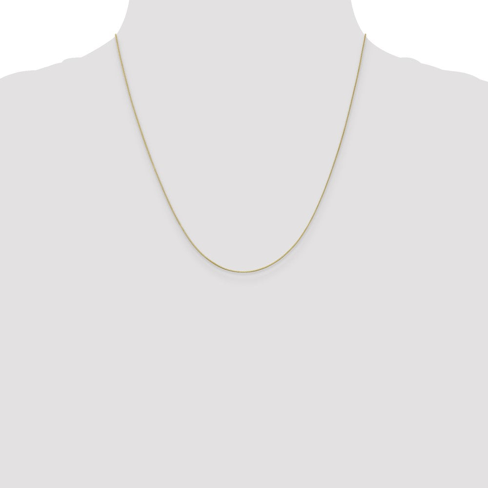 10k .5mm Box Chain - Product Photo
