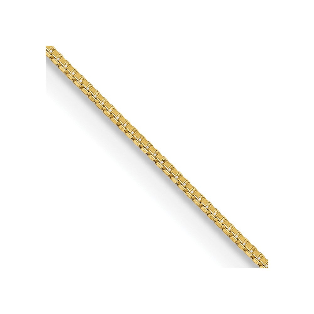 10k .5mm Box Chain - Product Photo