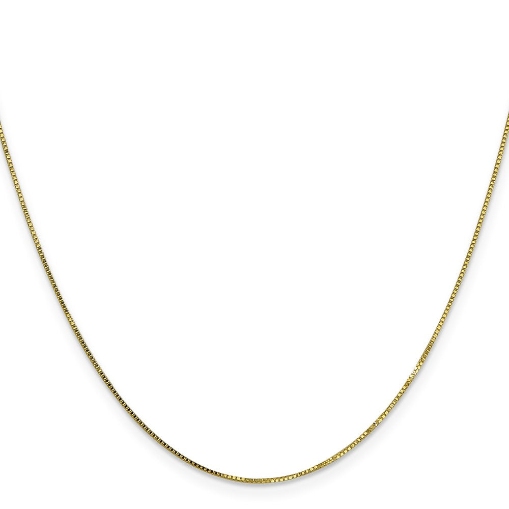 10k .7mm Box Chain - Product Photo