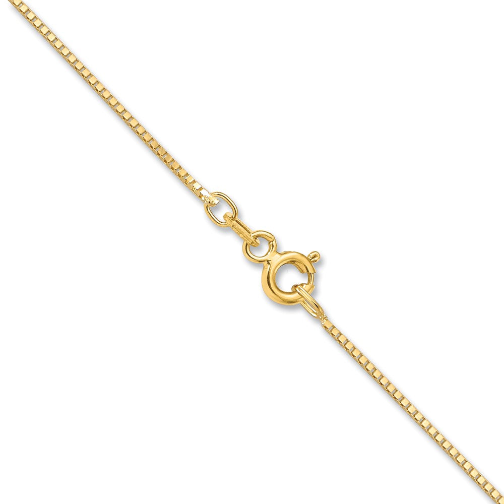 10k .7mm Box Chain - Product Photo